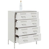 Weißes Sideboard Gruet 68x39x89cm (Stahl)