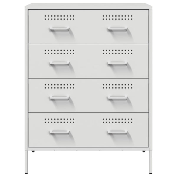 Weißes Sideboard Gruet 68x39x89cm (Stahl)