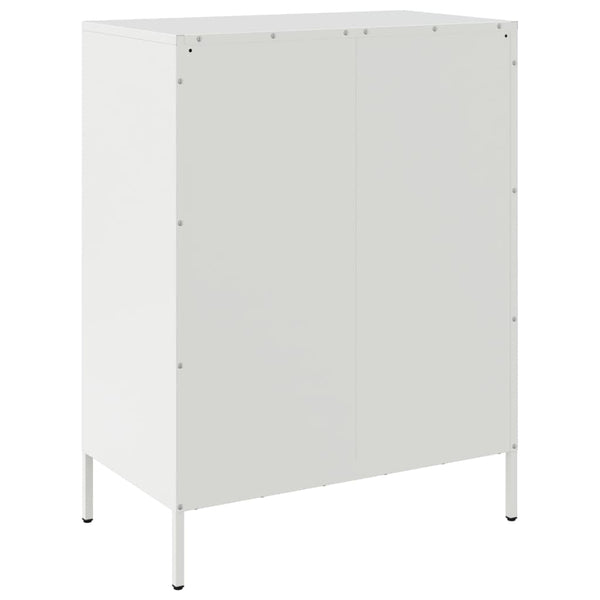 Weißes Sideboard Gruet 68x39x89cm (Stahl)