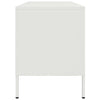Weißes TV-Lowboard Saint 100,5x39x50,5cm (Stahl)