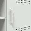 Weißes TV-Lowboard Saint 100,5x39x50,5cm (Stahl)
