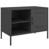 TV-Rack Cartagina, schwarz 68x39x50,5cm (Stahl)