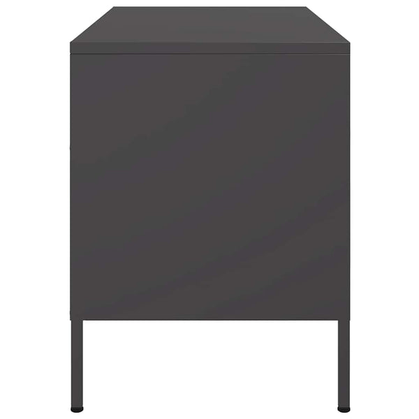 TV-Rack Cartagina, schwarz 68x39x50,5cm (Stahl)