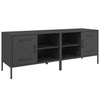Schwarzes TV-Möbel Cartagina 68x39x50,5cm (2 St., Stahl)