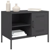Schwarzes TV-Möbel Cartagina 68x39x50,5cm (2 St., Stahl)