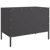 Schwarzes TV-Möbel Cartagina 68x39x50,5cm (2 St., Stahl)