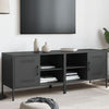 Schwarzes TV-Möbel Cartagina 68x39x50,5cm (2 St., Stahl)