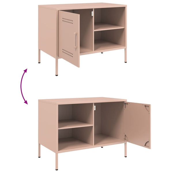 Rosa TV-Möbel Cartagina 68x39x50,5cm (Stahl)