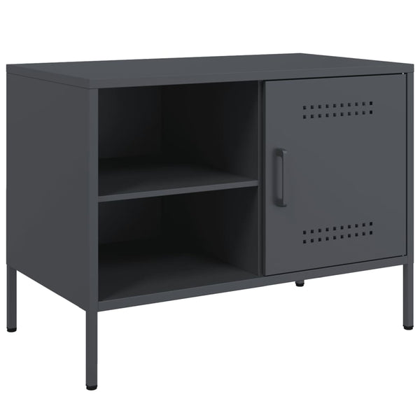 Antrasiitti tv-taso Cartagina 68x39x50,5cm (teräs)