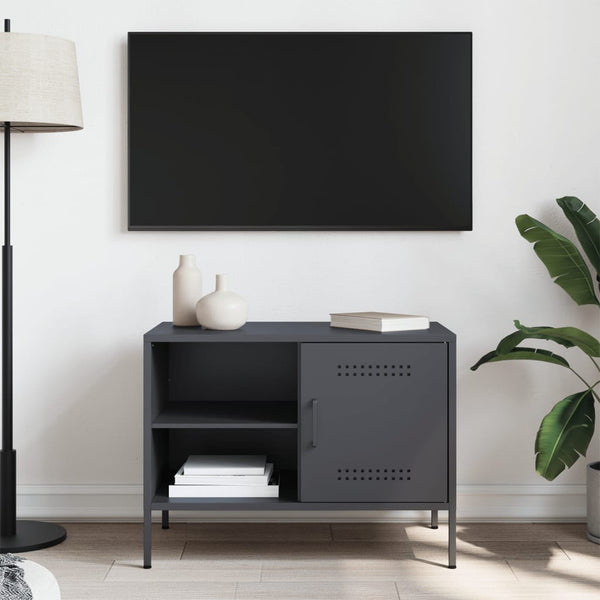 Antrasiitti tv-taso Cartagina 68x39x50,5cm (teräs)