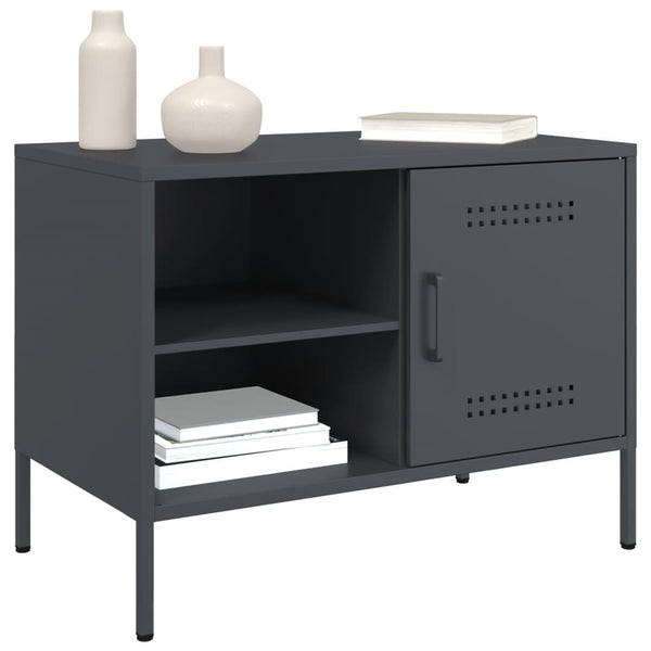 Antrasiitti tv-taso Cartagina 68x39x50,5cm (teräs)