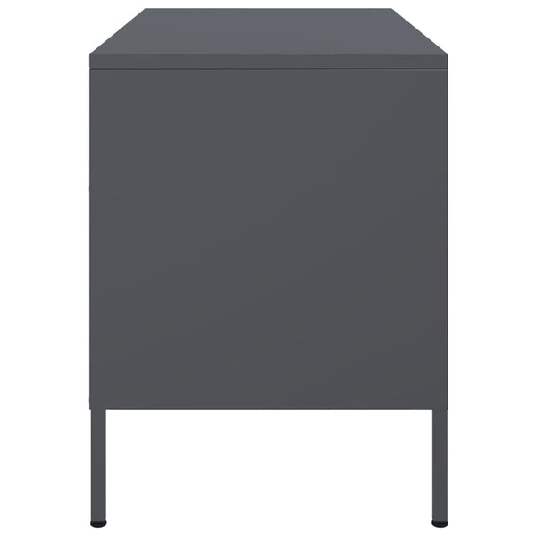 Antrasiitti tv-taso Cartagina 68x39x50,5cm (teräs)