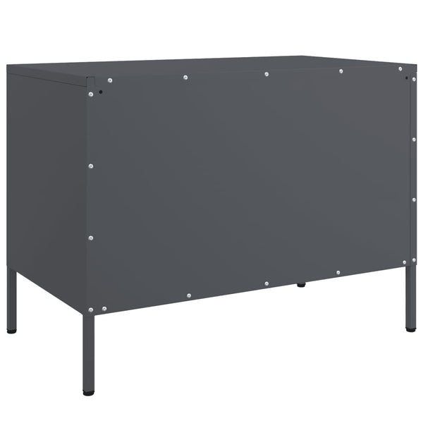 Antrasiitti tv-taso Cartagina 68x39x50,5cm (teräs)