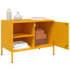 Senfgelbes TV-Möbel Cartagina 68x39x50,5cm (Stahl)