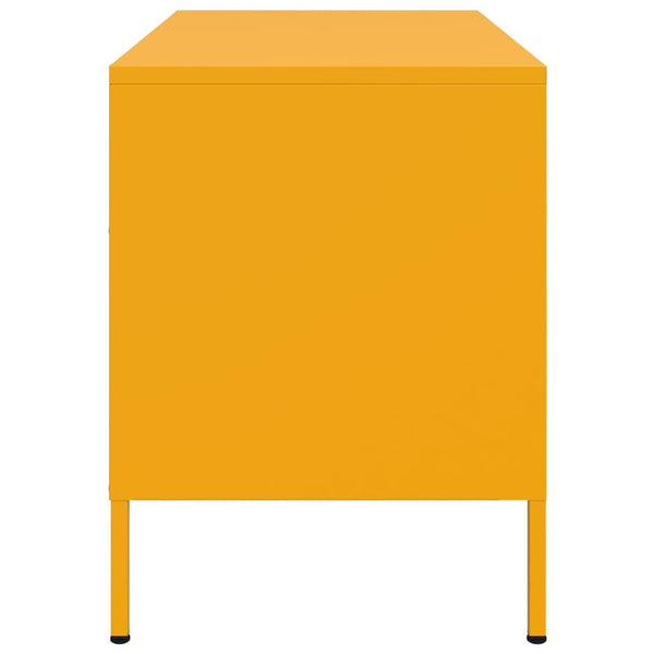 Senfgelbes TV-Möbel Cartagina 68x39x50,5cm (Stahl)
