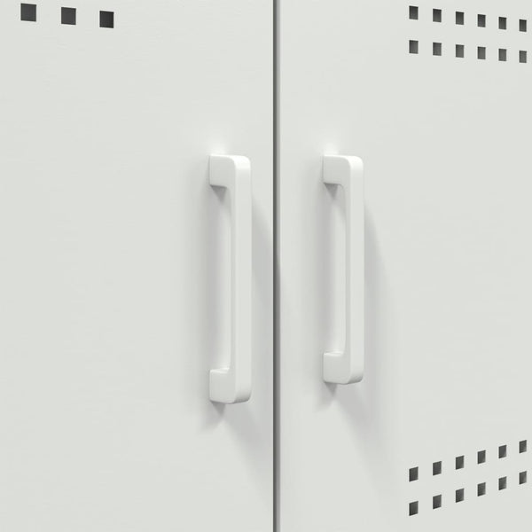 Valkoinen tv-taso Cartagina 68x39x50,5cm (teräs)