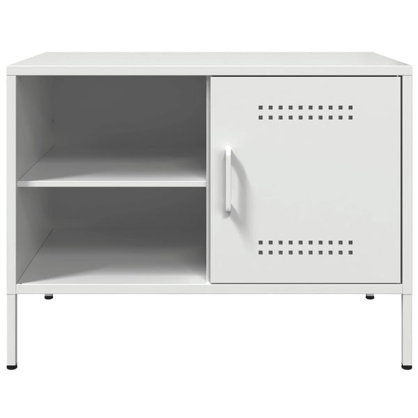 Valkoinen tv-taso Cartagina 68x39x50,5cm (teräs)