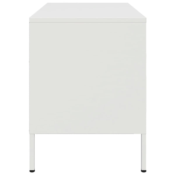 Valkoinen tv-taso Cartagina 68x39x50,5cm (teräs)