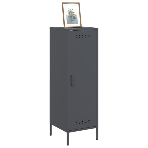 Antrasiitti kaappi Jed 36x39x113cm (teräs)
