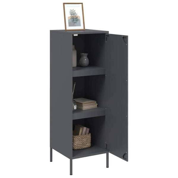 Antrasiitti kaappi Jed 36x39x113cm (teräs)