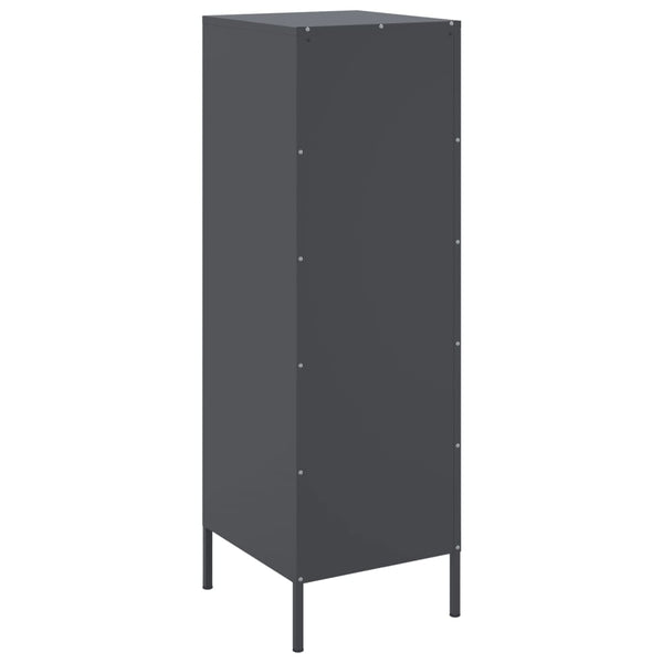 Antrasiitti kaappi Jed 36x39x113cm (teräs)