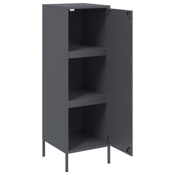 Antrasiitti kaappi Jed 36x39x113cm (teräs)