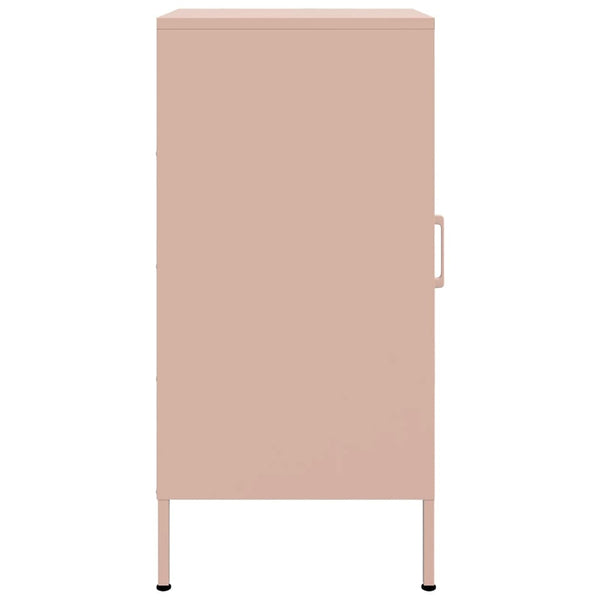 Pinke Kommode Ivo 36x39x79cm (kaltgewalzter Stahl)