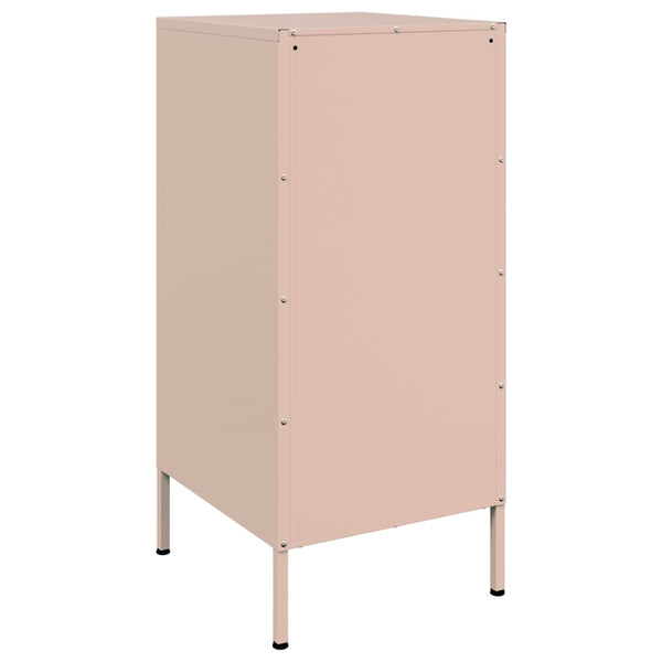 Pinke Kommode Ivo 36x39x79cm (kaltgewalzter Stahl)