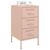 Pink Nachttisch Shyheim 36x39x68cm (kaltgewalzter Stahl)