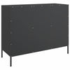 Schwarzes Sideboard Melti 100,5x39x79cm (kaltgewalzter Stahl)