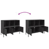 Schwarzes Sideboard Melti 100,5x39x79cm (kaltgewalzter Stahl)