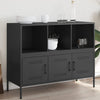 Schwarzes Sideboard Melti 100,5x39x79cm (kaltgewalzter Stahl)