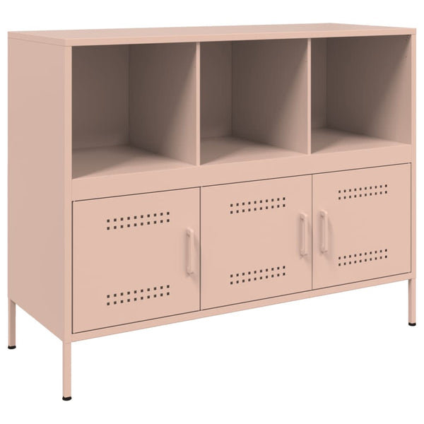 Rosa Kommode Melti 100,5x39x79cm (kaltgewalzter Stahl)