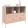 Rosa Kommode Melti 100,5x39x79cm (kaltgewalzter Stahl)