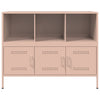 Rosa Kommode Melti 100,5x39x79cm (kaltgewalzter Stahl)