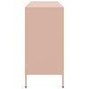 Rosa Kommode Melti 100,5x39x79cm (kaltgewalzter Stahl)