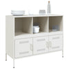 Weißes Sideboard Melti 100,5x39x79cm (kaltgewalzter Stahl)