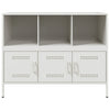 Weißes Sideboard Melti 100,5x39x79cm (kaltgewalzter Stahl)