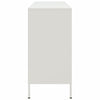 Weißes Sideboard Melti 100,5x39x79cm (kaltgewalzter Stahl)