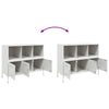 Weißes Sideboard Melti 100,5x39x79cm (kaltgewalzter Stahl)