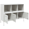 Weißes Sideboard Melti 100,5x39x79cm (kaltgewalzter Stahl)