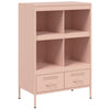 Rosa Schrank Guta 68x39x101,5cm (kaltgewalzter Stahl)