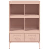Rosa Schrank Guta 68x39x101,5cm (kaltgewalzter Stahl)