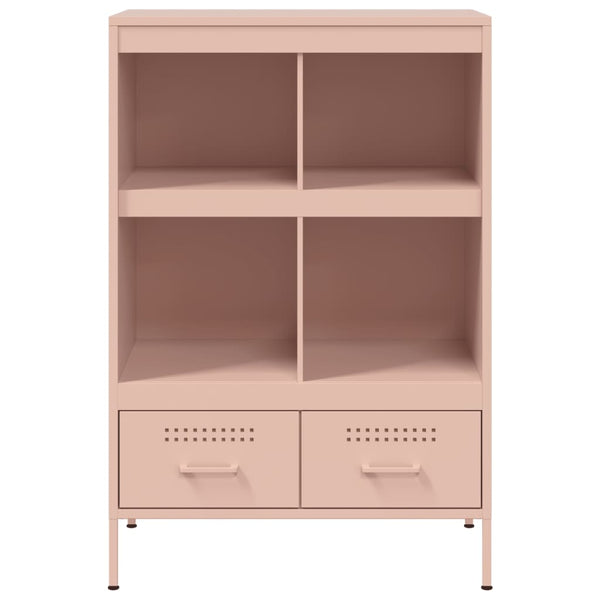 Rosa Schrank Guta 68x39x101,5cm (kaltgewalzter Stahl)