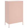 Rosa Schrank Guta 68x39x101,5cm (kaltgewalzter Stahl)