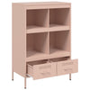 Rosa Schrank Guta 68x39x101,5cm (kaltgewalzter Stahl)