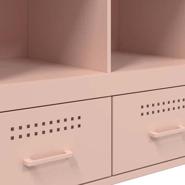 Rosa Schrank Guta 68x39x101,5cm (kaltgewalzter Stahl)