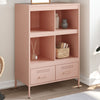 Rosa Schrank Guta 68x39x101,5cm (kaltgewalzter Stahl)