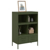 Olivgrüner Schrank Guta 68x39x101,5cm (kaltgewalzter Stahl)