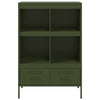 Olivgrüner Schrank Guta 68x39x101,5cm (kaltgewalzter Stahl)